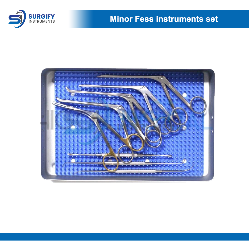 10 Pieces Minor Fess instruments set Endoscopic Sinus surgery ENT Surgical Set