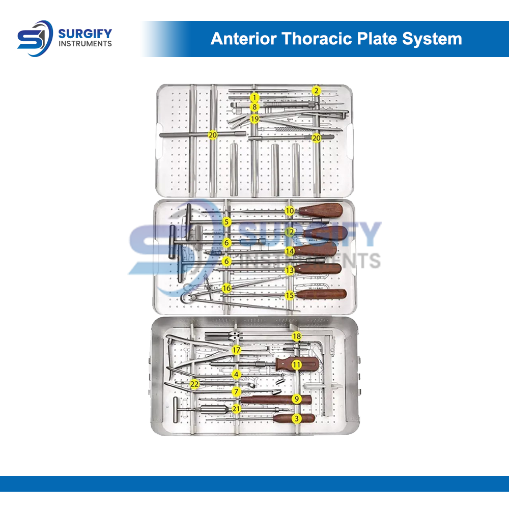 Anterior Thoracic Plate System Spinal Pedicle Screw System Instrument Set